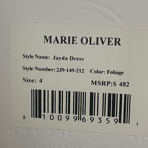 Marie Oliver Jayda Dress in Foliage - Picture 5 of 5